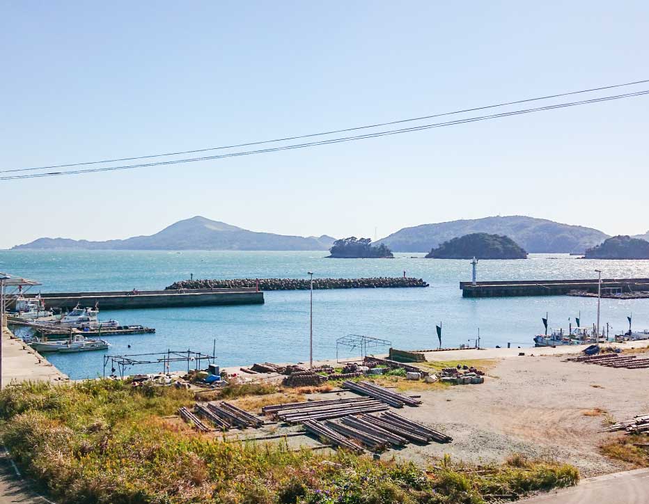 漁港の様子